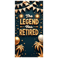 thumbnail image 2 of Decorative Design Retirement Banner Festive Elements Celebration Banner Silver Balloons Party Decoration The Legend for Retirement Party Indoor Decoration Festive Celebration, 2 of 8