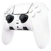 Soft White MODDEDZONE EDGE Controller for PS5 with Exclusive and Unique Designs