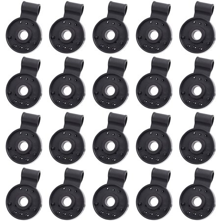 Shade Cloth Plastic Clips 20PCS Privacy Shade Cloth Snap Grommets Gardening Round-Shape Clips Sunshade Net Clips for Greenhouse Outdoor Garden Agricultural Shade Cloth Accessories