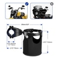 thumbnail image 5 of Portavasos de moto LEXIN C3 para Harley Davidson negro, 5 of 5