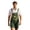 A-Dark Green1167, variant on XIAONU Print Short Overalls for Men Adjustable Straps Casual Wear Overalls