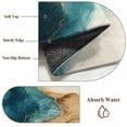 thumbnail image 6 of 5'x8' Area Rugs, Teal Brown Indoor Outdoor Area Rug for Living Room Bedroom, Modern Abstract Art Contemporary Washable Bathroom Rugs Kitchen Floor Carpet Mats Home Decor Aesthetic, 6 of 8