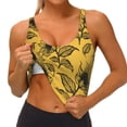 thumbnail image 3 of Pofeuu Autumn Sunflower Print Sports Bra for Women Sexy Vest Yoga Running Gym Fitness Crop Bras Tops-X-Large, 3 of 8