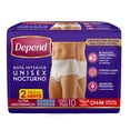 thumbnail image 1 of Ropa interior Depend nocturno ultra unisex M-L 8 pzas, 1 of 7