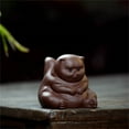 thumbnail image 3 of GUANGHONG Purple Sand Tea Pet Cat Decoration Handmade Fat Cat Sculpture Crafts Decorative Tea Table Tea Set, 3 of 7