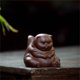 thumbnail image 3 of Decoración Para Gatos De Té De Arena Púrpura Escultura De Gato Gordo Hecha A Mano Artesanía Decorativa Mesa De Té Juego De Té, 3 of 7