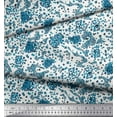 thumbnail image 3 of Soimoi Georgette Viscose Fabric Floral & Leopard Animal Skin Decor Fabric Printed Yard 42 Inch Wide, 3 of 3