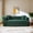 Dark Green, variant on MAYEERTY 80" Dark Gray Corduroy Convertible Sofa Bed, 600lbs Queen Size Fold Out Sleeper Couch with Storage & No Assembly for Living Room
