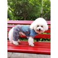 thumbnail image 4 of 1pc Thickened Corduroy Four-Legged Jumpsuit For Pet Dog, Winter, 4 of 5