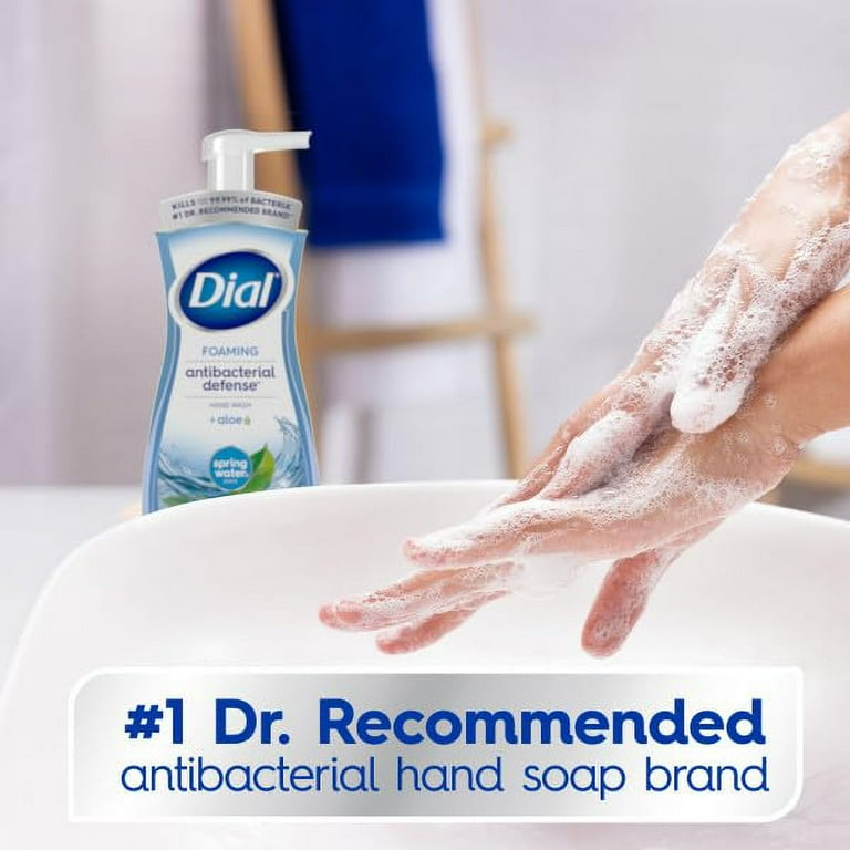 Dial Antibacterial Foaming Hand Wash Refill Spring Water 30 Ounce Pack Of 4