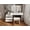 Ancient White + Melamine, variant on One drawer dresser table
