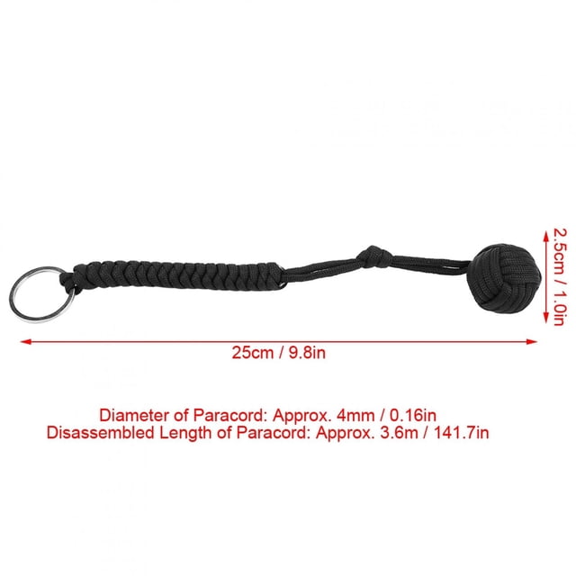 Llavero con cordón de Paracord herramienta de supervivencia para exteriores de emergencia ANGGREK Otros