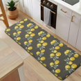 thumbnail image 5 of Yellow Lemon Fruit Flowers Kitchen Rug Mat,Kitchen Runner Rugs Non Skid Washable,Decorative Kitchen Floor Mats for Kitchen,Sink,Laundry,17"x47.2", 5 of 7