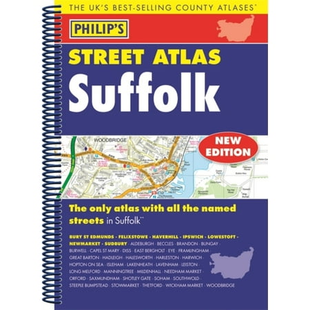 SUFFOLK STREET ATLAS SPIRAL EDITION (Best Walks In Suffolk)
