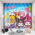 thumbnail image 1 of Hello Kitty Cartoon Curtain Sanrio Cute Printing 3D Print Bedroom Living Room Window Blackout Partition Style Home Decoration, 1 of 1