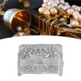 thumbnail image 4 of Vintage Jewelry Box, Keepsake Box Soft Lining Embossed Design Vintage Style Zinc Alloy  For Rings For Necklaces For Earrings, 4 of 8