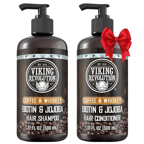 Set de champú y acondicionador Viking Revolution Coffee Whisky