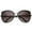 Black-Silver / Lavender, variant on sunglassLA - Glam Bow-Tie Metal Temple Gradient Tinted Lens Oversize Sunglasses - 65mm