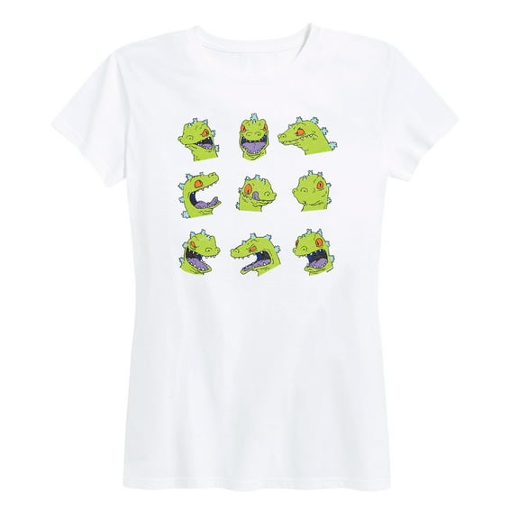 Rugrats - Reptar Expressions - Women's Short Sleeve Graphic T-Shirt