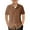 Brown, variant on lnmuld Boys and Girls Cute Tops Gradient Short Sleeve Button Down Shirt Casual Summer Beach Wear for Kids Size:11-12 Years