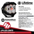thumbnail image 3 of Baja Design Driving/Fog Light 290014 Driving/Fog Light; LP4 Pro; LED Bulb; 4 LED Bulbs; Driving/Combo Beam; 7050 Lumens Forward Projecting Light/1700 Lumens Peripheral Light; Clear Lens, 3 of 8