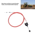 thumbnail image 3 of Excavator Throttle Cable, Rustproof Stainless Steel Joint PU Tube Easy To Install Excavator Motor Control Cable  for Industrial Use, 3 of 8