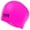 Fluorescent Pink, variant on TYR Adult Silicone Long Hair Swim Cap - Wrinkle-Free, Low-Drag Cap for Long Hair, Purple