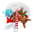 thumbnail image 4 of Kurt Adler 6.5-Inch Fabricé Rudolph North Pole Table Piece – Multi-Colored Holiday Décor, 4 of 4