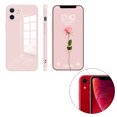 thumbnail image 1 of Glass Back Phone Covers with Solid Color Full Rugged Bumper Anti-Slip Design for Iphone 7P/8P/7/8/XS Max/XR/X/XS, 1 of 9