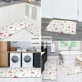 thumbnail image 5 of White Christmas Reindeer and Tree Pattern Kitchen Rugs Sets Of 2,Anti Fatigue Kitchen Mat Rugs Non Slip Washable,Decorative Kitchen Floor Mats for Kitchen,Sink,Laundry,17"x30"+17"x47", 5 of 7