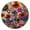 Aesthetic, variant on Round Tablecloth Romantic Aesthetic Floral Design, Elastic Waterproof Vinyl Table Cover with Back for Outdoor Garden Events