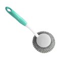 thumbnail image 1 of Steel Wire  Ball for Pots Pans Dishes, Long Handle, Easily Remove Oil Stains, Hangable Design, Multi Functional, 1 of 7