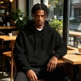 thumbnail image 6 of Men Hoodie Sweatshirt Pullover With Kangaroo Pocket Lightweight Casual Hooded Top Apparel For Spring Fall Wear, 6 of 7
