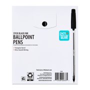 Pen+Gear Ballpoint Stick Pens, 1.0 mm, Black, 36 Count