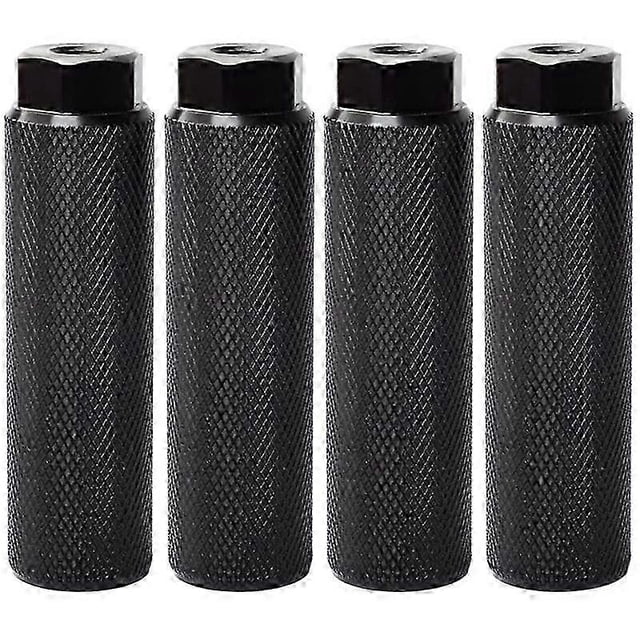 4 piezas de estriberas de bicicleta de aleación de aluminio antideslizantes con base de plomo, pedales de bicicleta BMX para MTB, ciclismo, acrobacias traseras, ejes de 3/8 de pulgada