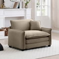 thumbnail image 6 of Modern Simple Corduroy Single Sofa 85cm Soft and Comfortable, 6 of 12