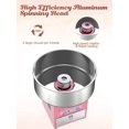 thumbnail image 2 of Furvclv Cotton Candy Machine Commercial, Electric Cotton Candy Maker with 20 inch Stainless Steel Bowl for Family, Party, Amusement Park, Carnival- Pink, 2 of 9