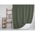 thumbnail image 6 of S4Sassy Brown Elm Leaves Waterproof Bathroom Shower Curtain With Roller Rings Hook-60 x 75 Inch, 6 of 6