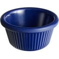 thumbnail image 5 of Truecraftware – Set of 12- Fluted Ramekin 3 oz. Cobalt Blue Color Melamine - Individual Condiments Ramekins Portion Dipping Sauce, 5 of 5