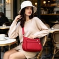 thumbnail image 1 of Large Capacity Nylon Crossbody Bag Multi Pocket Shoulder Bag Lightweight Casual Satchel Purse For Women Daily Commute Travel, 1 of 6