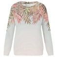 thumbnail image 4 of Cmfcve Women's Oversize Fall Top Long Sleeve Crew Neck Printed Sweatshirt Casual Loose Graphic Pullover Shirts, 4 of 5
