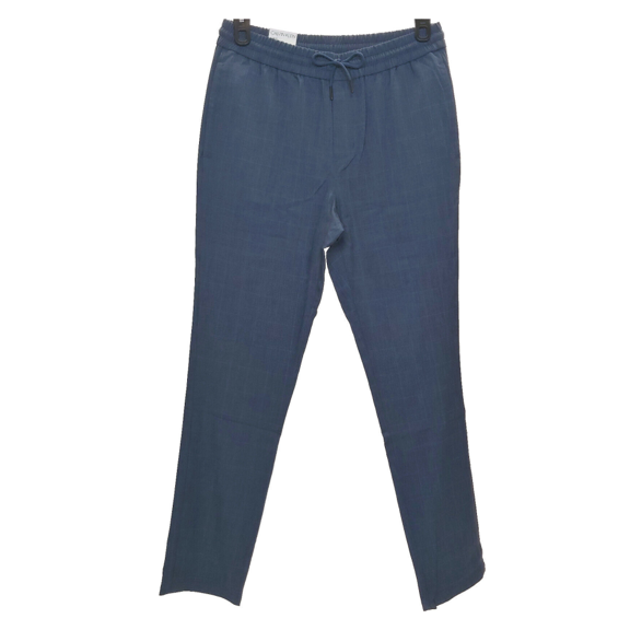 CALVIN KLEIN Men's Tapered Slim Jogger Pants, Dark Blue Check Size M