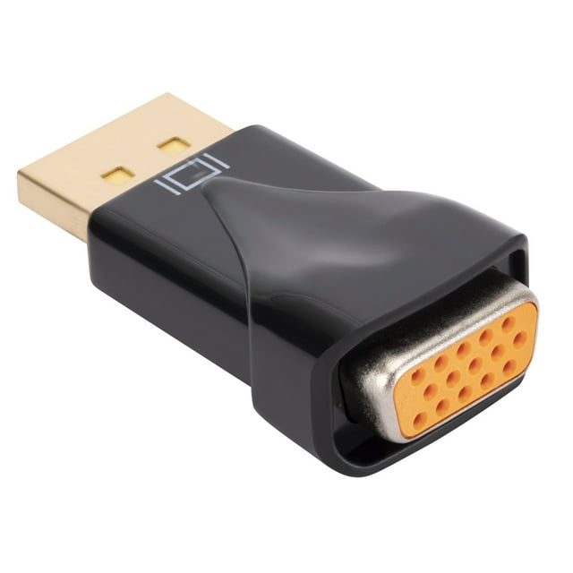 Langgg Adaptateur Display Port DP vers VGA Adaptateur DP vers HDMI-compatible Compatible avec Ordinateur Portable PC Moniteur Projecteur