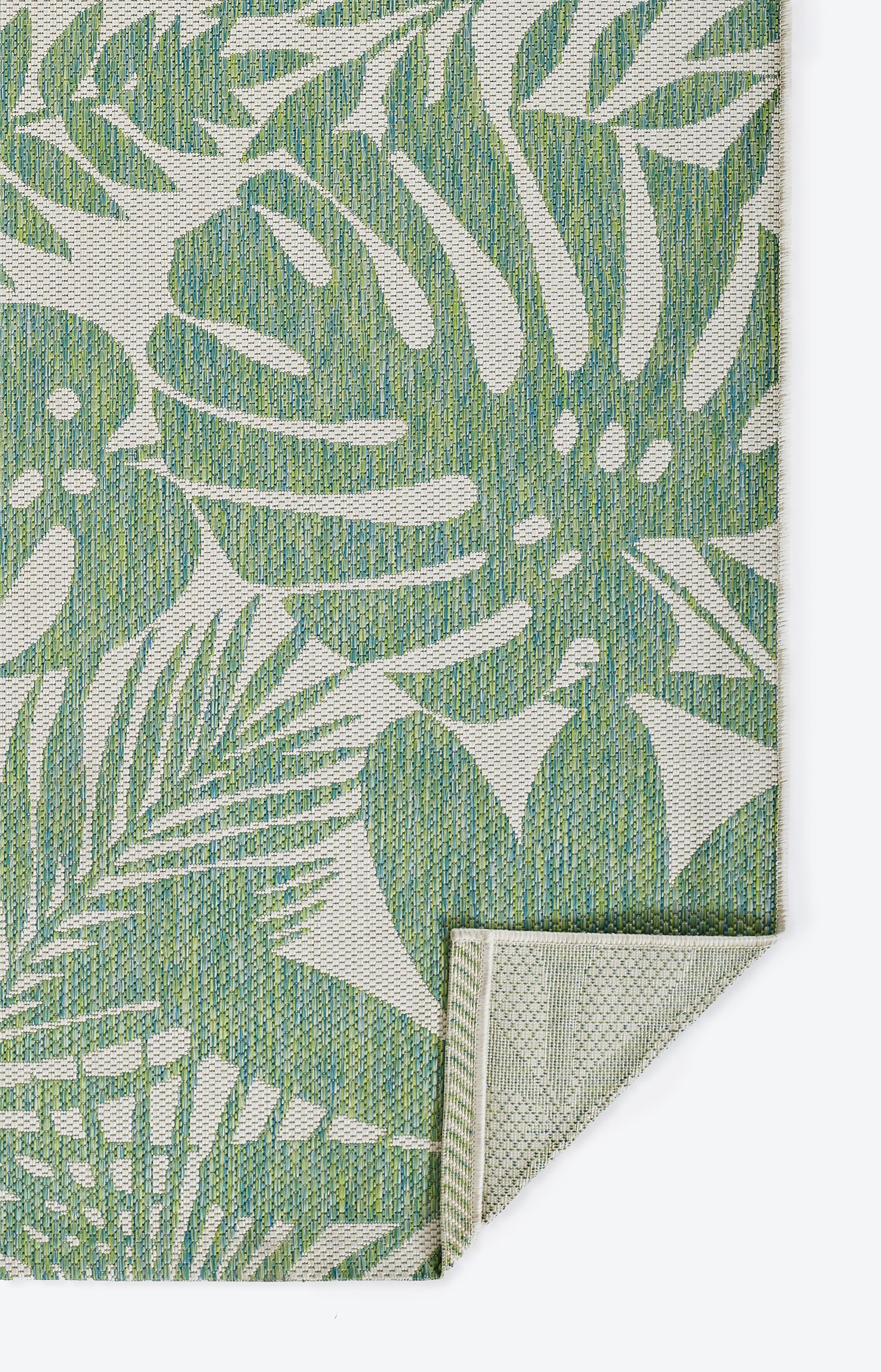 Novogratz by Momeni Villa Salerno Green Indoor Outdoor Rug 6'7" X 9'6"