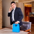 thumbnail image 4 of Paquete 50 piezas Lonchera con interior metalizado enrollable azul 22 x 26.5 x 13, 4 of 5