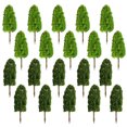 thumbnail image 1 of Plástico Simulado Árboles Artificiales DIY Jardinería Decoración de Paisaje Plantas Adornos Accesorios Dispositivos Oficina 20 Piezas Yuarrent HA011945-00, 1 of 7