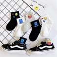 thumbnail image 3 of 5 Pairs Baby Toddler Socks French Fries Cotton Crew Socks for Boys Kids, 3 of 8