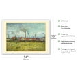 thumbnail image 2 of Factories at Clichy, France - From an Original Color Painting by Vincent van Gogh c.1887 - Master Art Print 10in x 14in, 2 of 4