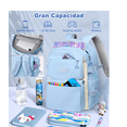 thumbnail image 4 of Mochila escolar backpack-13 Xtellar color azul tela lisa 30L, 4 of 4