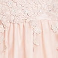thumbnail image 4 of SPEECHLESS Womens Pink Embellished Sheer Floral Sleeveless Sweetheart Neckline Formal Hi-Lo Dress Juniors 13, 4 of 4